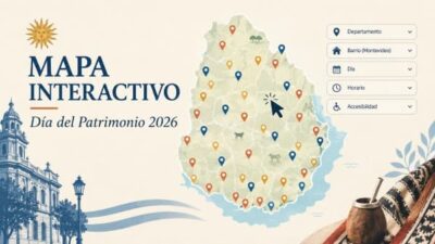 mapa interactivo dia del patrimonio 2026 uruguay
